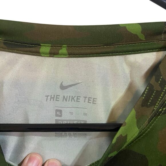 The Nike Tee short sleeve camo Buckeye XL green Ohio State Buckeyes Our honor de - Picture 5 of 5